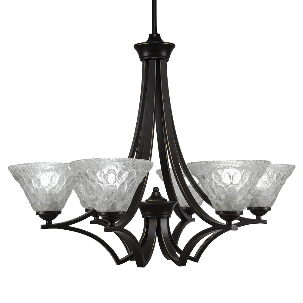Toltec Zilo 566-dg-451 Chandelier Light - Dark Granite