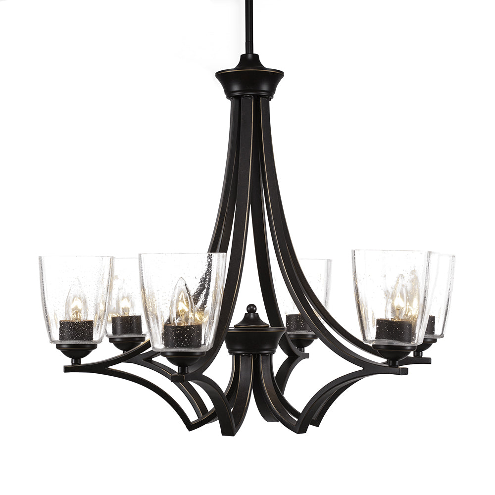 Toltec Zilo 566-dg-461 Chandelier Light - Dark Granite