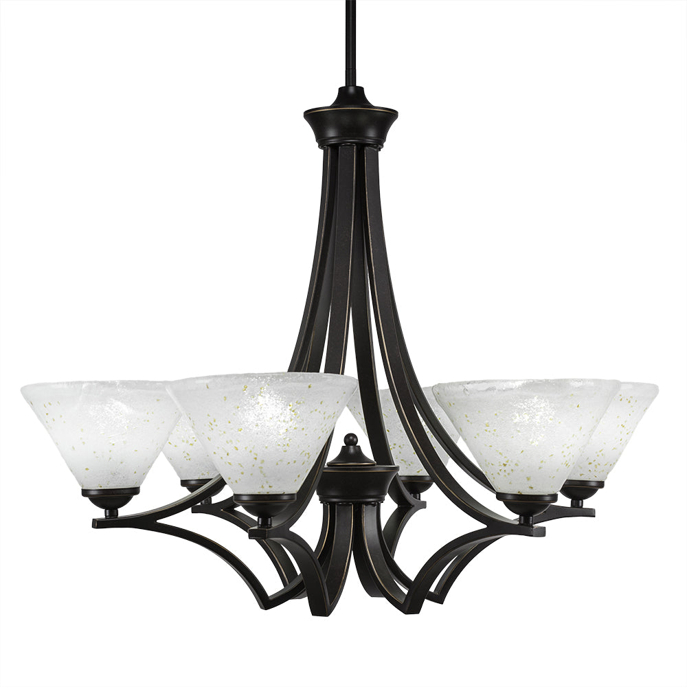 Toltec Zilo 566-dg-7145 Chandelier Light - Dark Granite