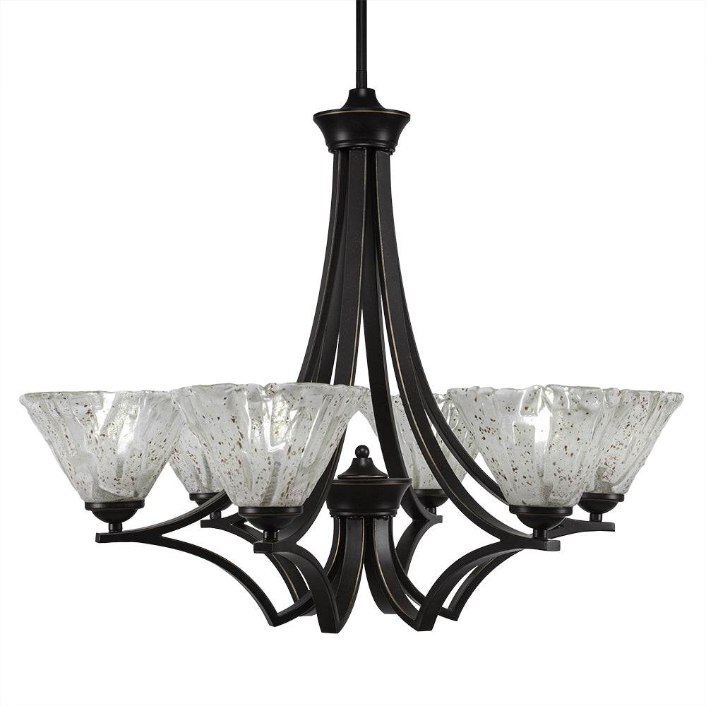 Toltec Zilo 566-dg-7195 Chandelier Light - Dark Granite