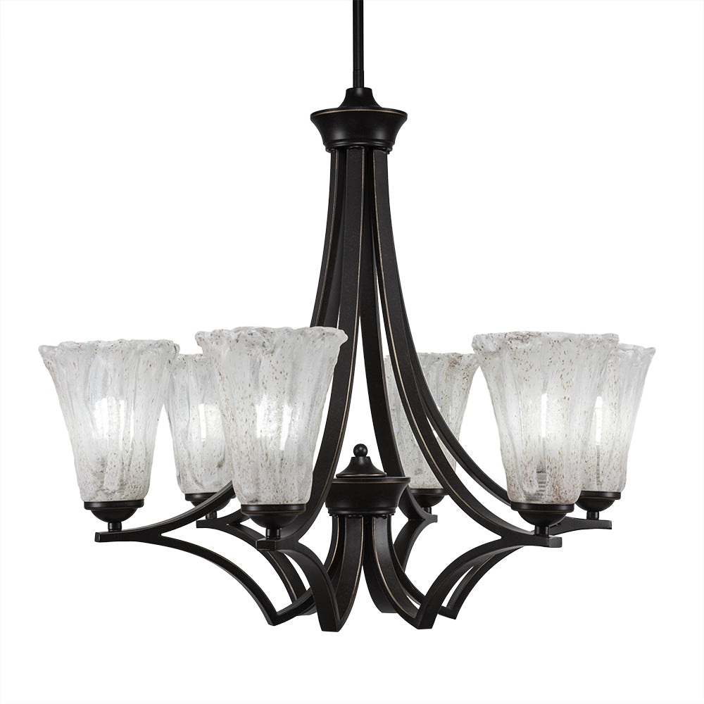 Toltec Zilo 566-dg-729 Chandelier Light - Dark Granite
