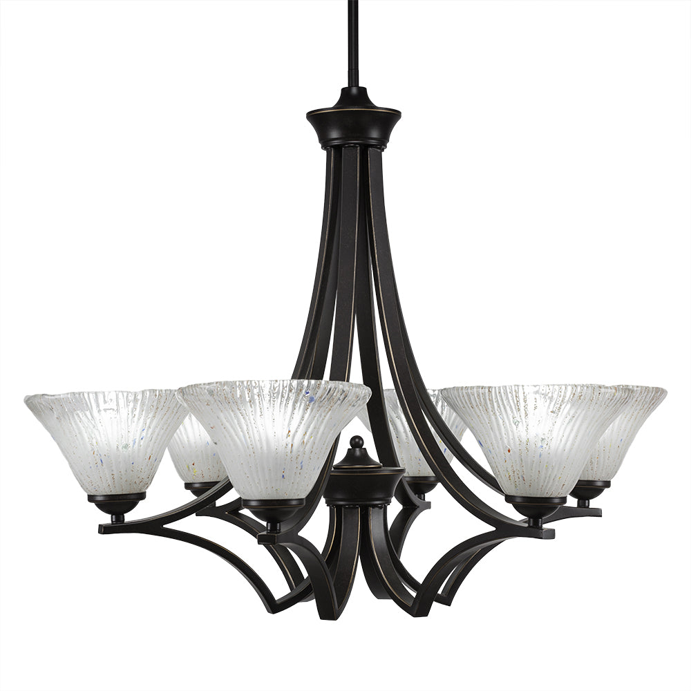 Toltec Zilo 566-dg-751 Chandelier Light - Dark Granite