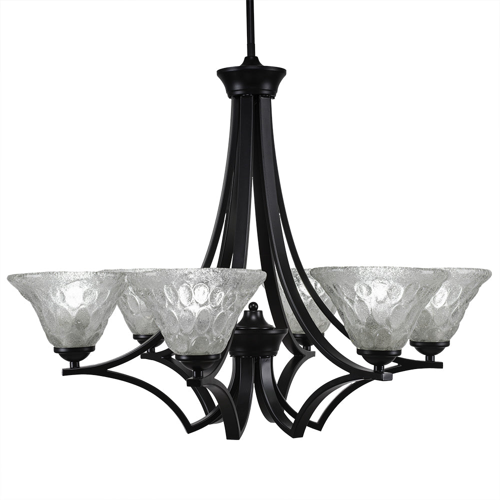 Toltec Zilo 566-mb-451 Chandelier Light - Matte Black
