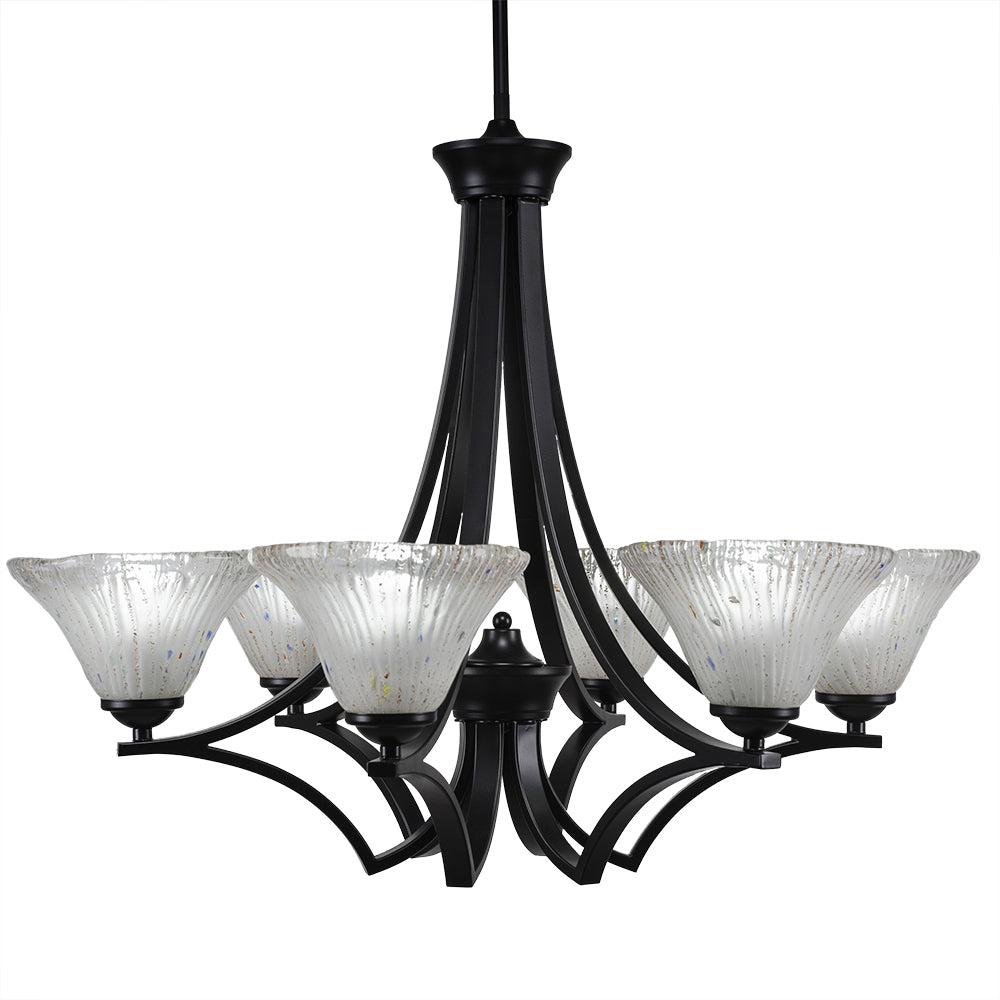 Toltec Zilo 566-mb-751 Chandelier Light - Matte Black