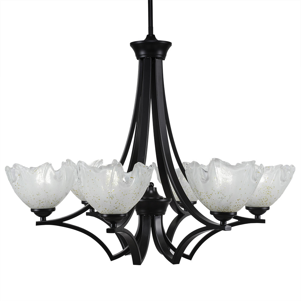 Toltec Zilo 566-mb-755 Chandelier Light - Matte Black
