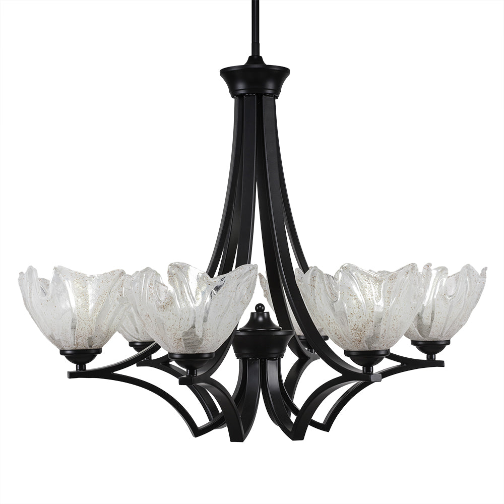 Toltec Zilo 566-mb-759 Chandelier Light - Matte Black