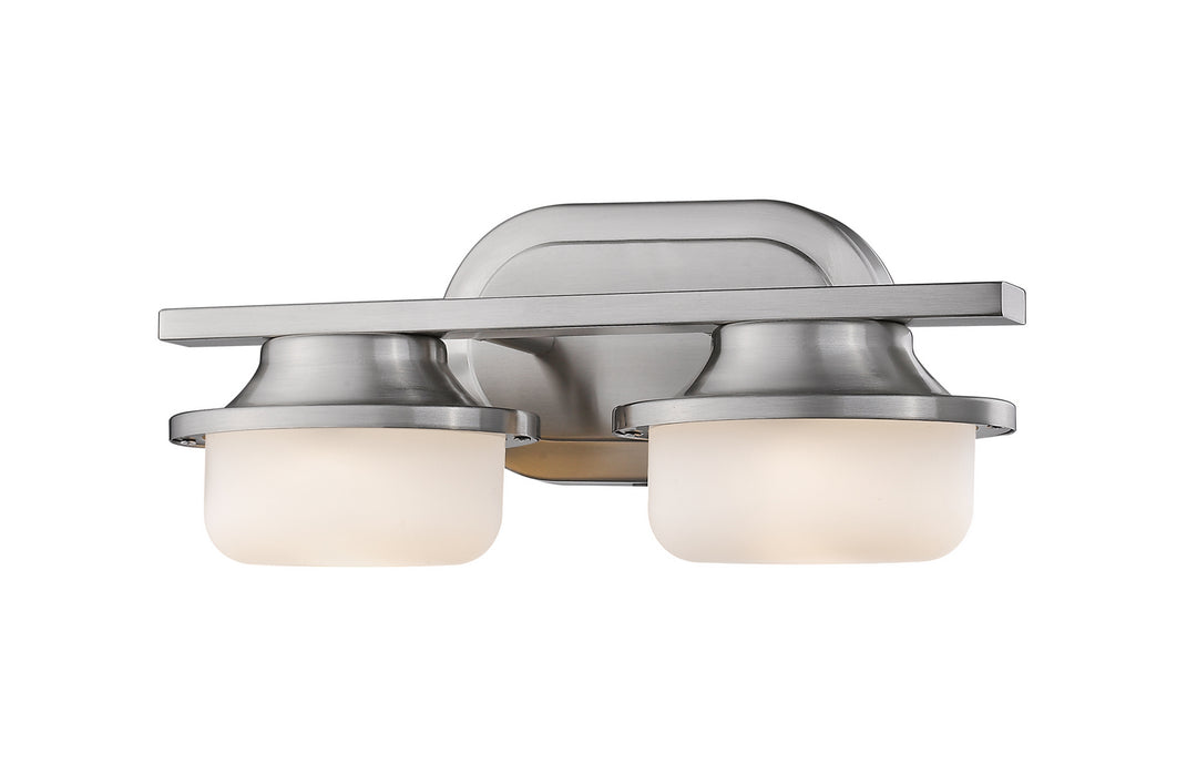 Z-Lite Optum 1917-2V-BN-LED Bath Vanity Light 14 in. wide - Brushed Nickel