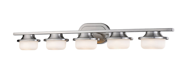 Z-Lite Optum 1917-5V-BN-LED Bath Vanity Light 39 in. wide - Brushed Nickel