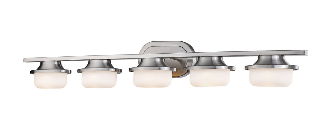 Z-Lite Optum 1917-5V-BN-LED Bath Vanity Light 39 in. wide - Brushed Nickel