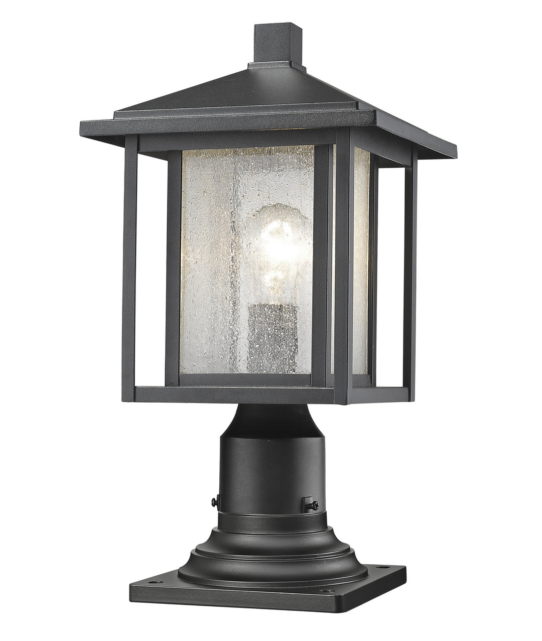 Z-Lite Lighting 554PHM-533PM-BK  Aspen Outdoor Black