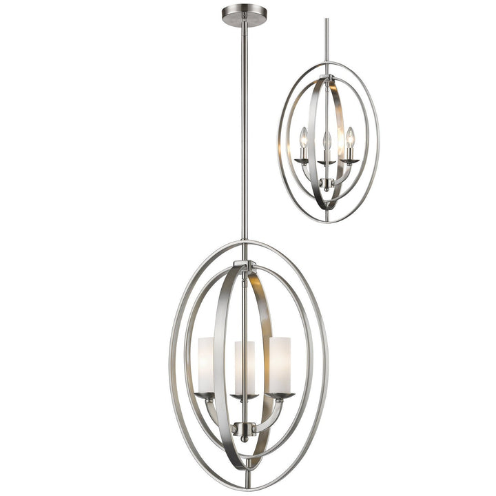 Z-Lite Ashling 6004-3S-BN Pendant Light - Brushed Nickel