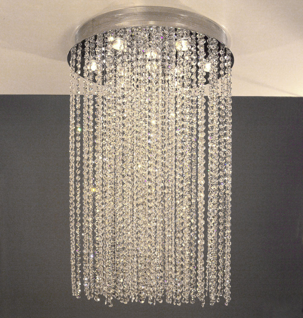 Classic Crystal Rain 16121-36 CP Ceiling Light - Chrome