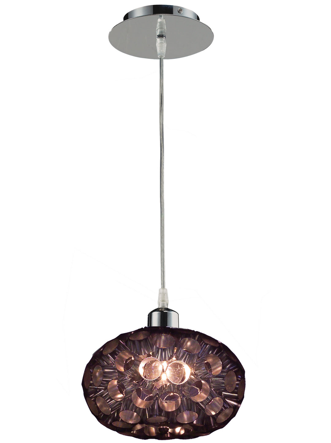 Classic Laguna 16151 CH BLK Pendant Light - Chrome with Black Shades