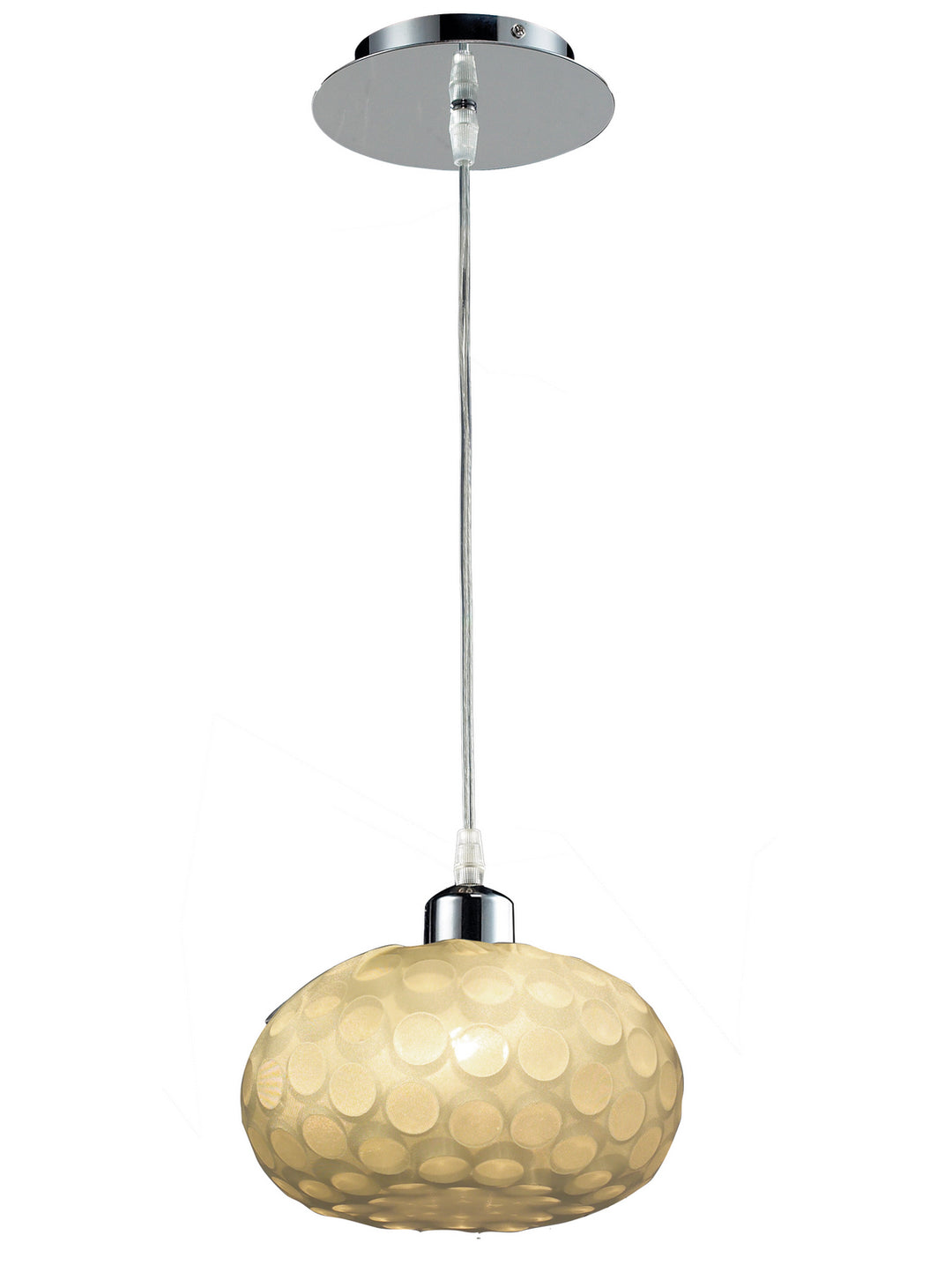 Classic Laguna 16151 CH CRM Pendant Light - Chrome with Cream Shades