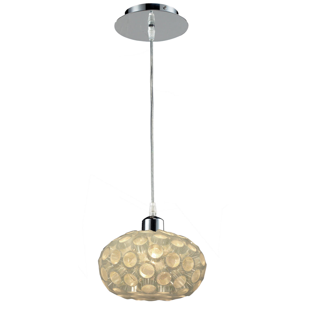 Classic Laguna 16151 CH WH Pendant Light - Chrome with White Shades