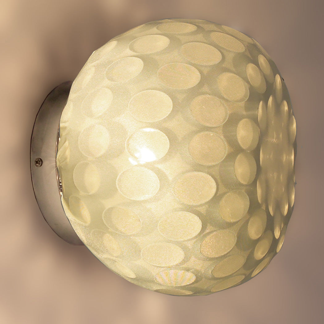 Classic Laguna 16152 CH CRM Wall Sconce Light - Chrome with Cream Shades
