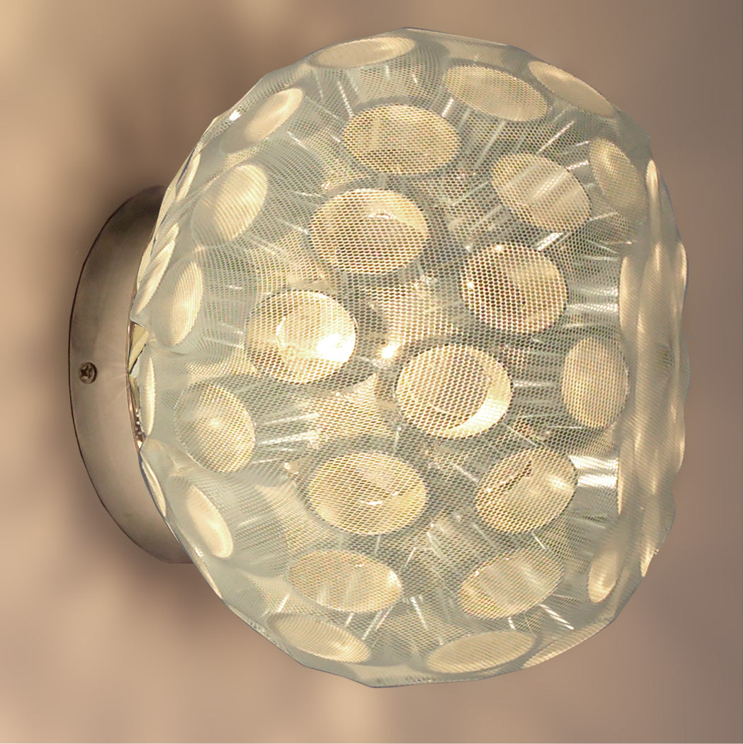 Classic Laguna 16152 CH WH Wall Sconce Light - Chrome with White Shades