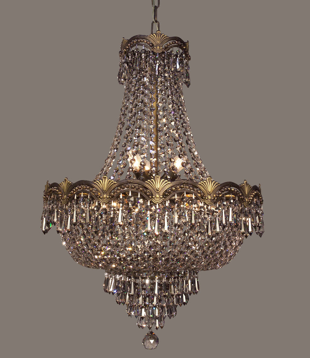 Classic Regency II 1855 RB SMK Chandelier Light - Roman Bronze
