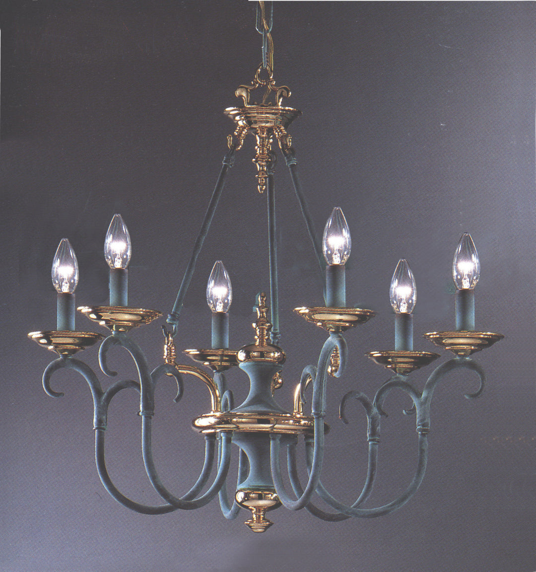 Classic Salzburg 2366 Chandelier Light - Verde