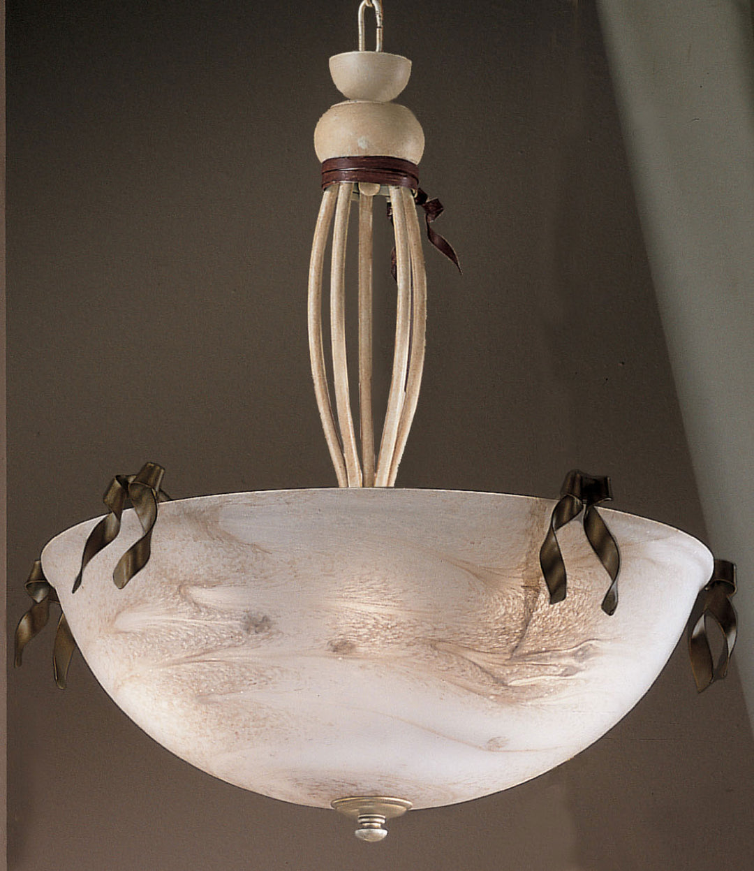 Classic Belluno 3650 IB Pendant Light - Ivory-Brown