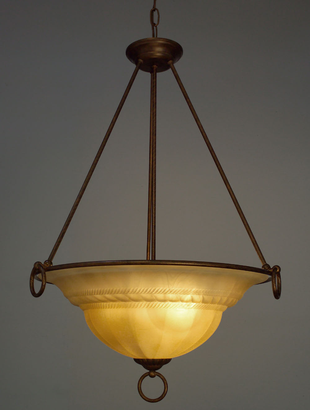 Classic Livorno 40105 EB CRM Pendant Light - English Bronze