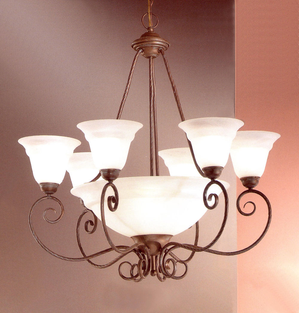 Classic Portofino 40210 BZ Chandelier Light - Bronze