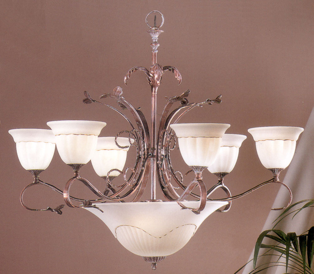 Classic Treviso 4119 WC Chandelier Light - Weathered Clay