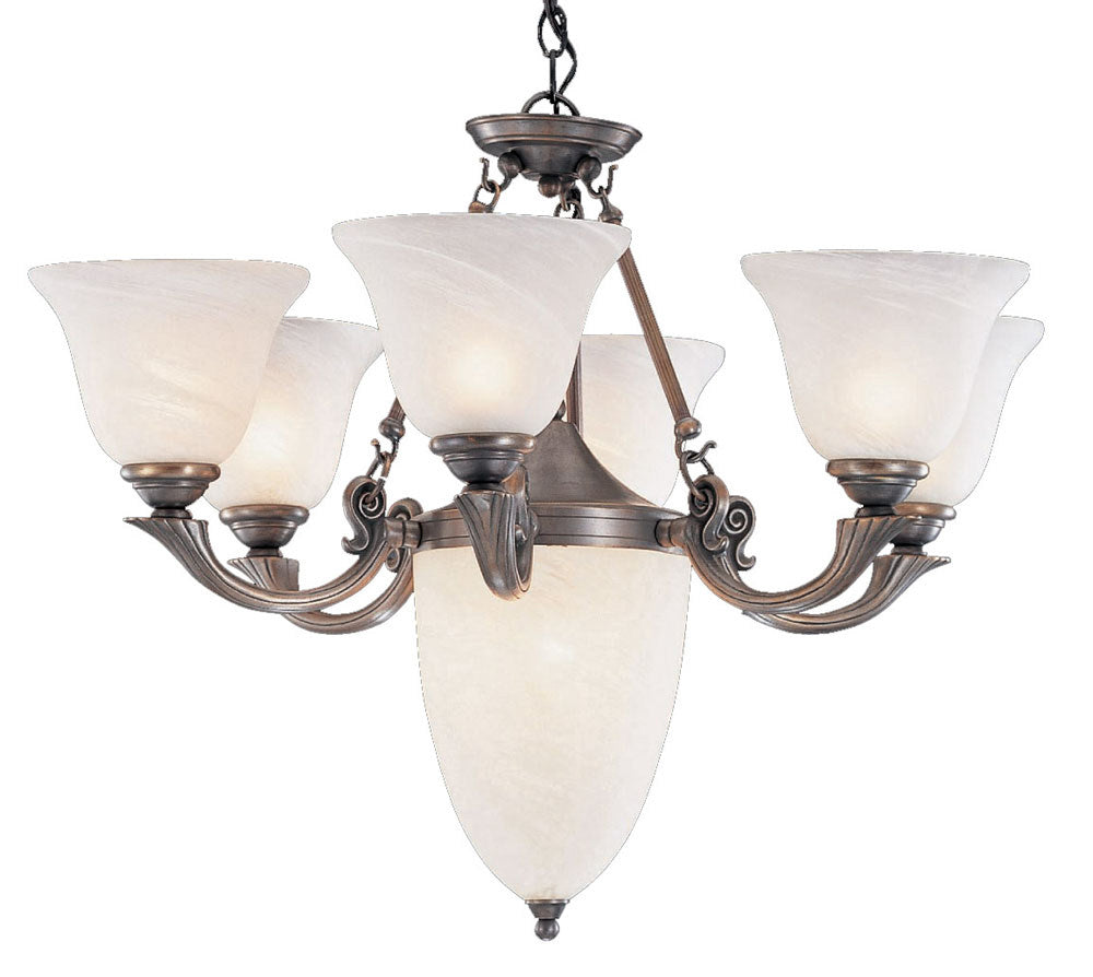 Classic St. Tropez 67509 BZ Chandelier Light - Bronze Oxide