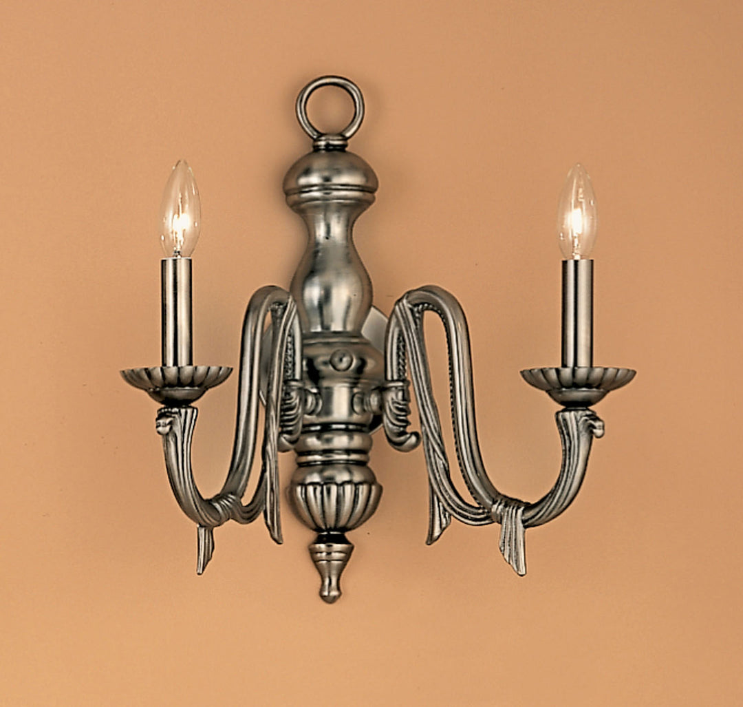 Classic St. Moritz 68002 PTR Wall Sconce Light - Pewter