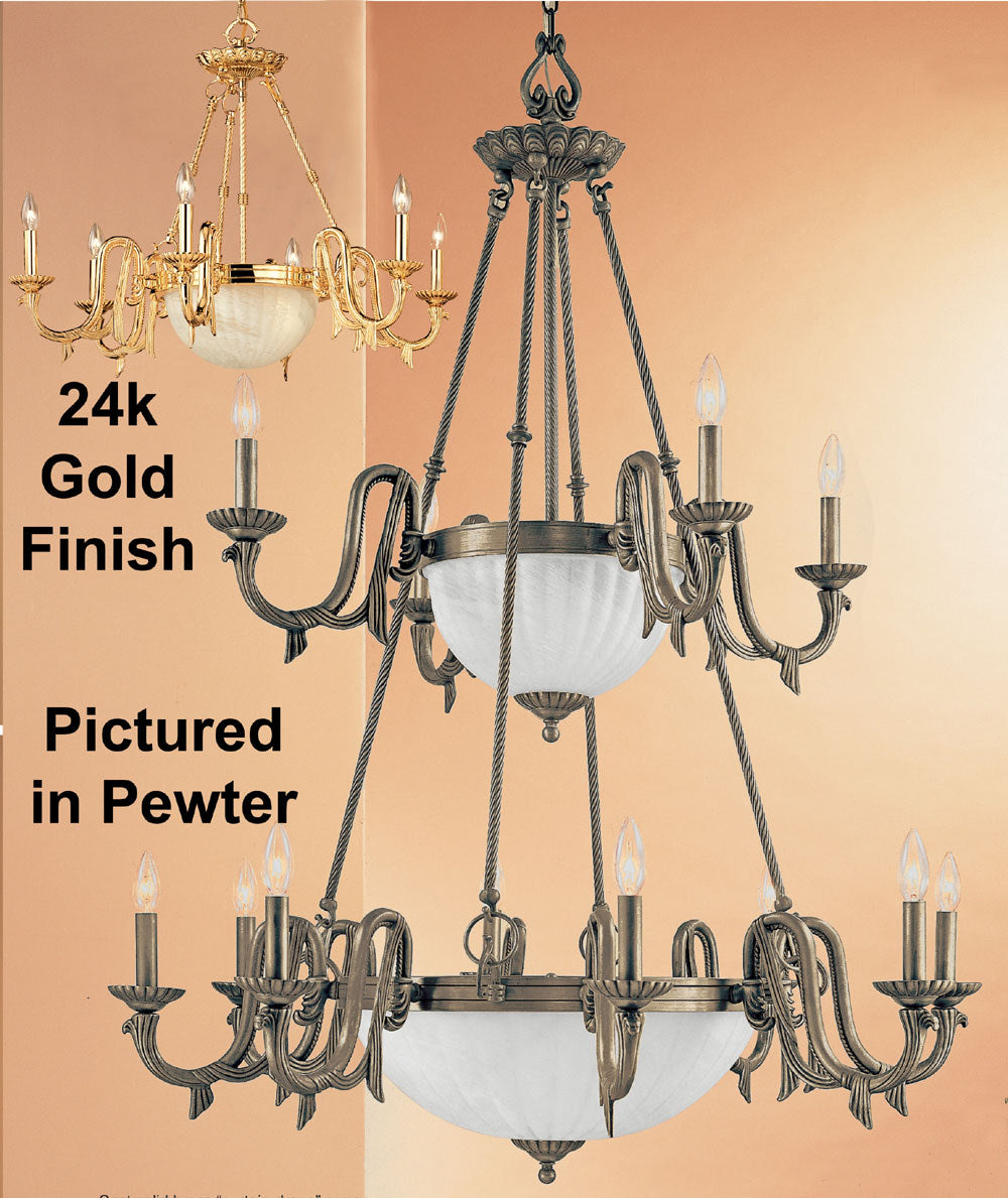 Classic St. Moritz 68009 G Chandelier Light - Gold