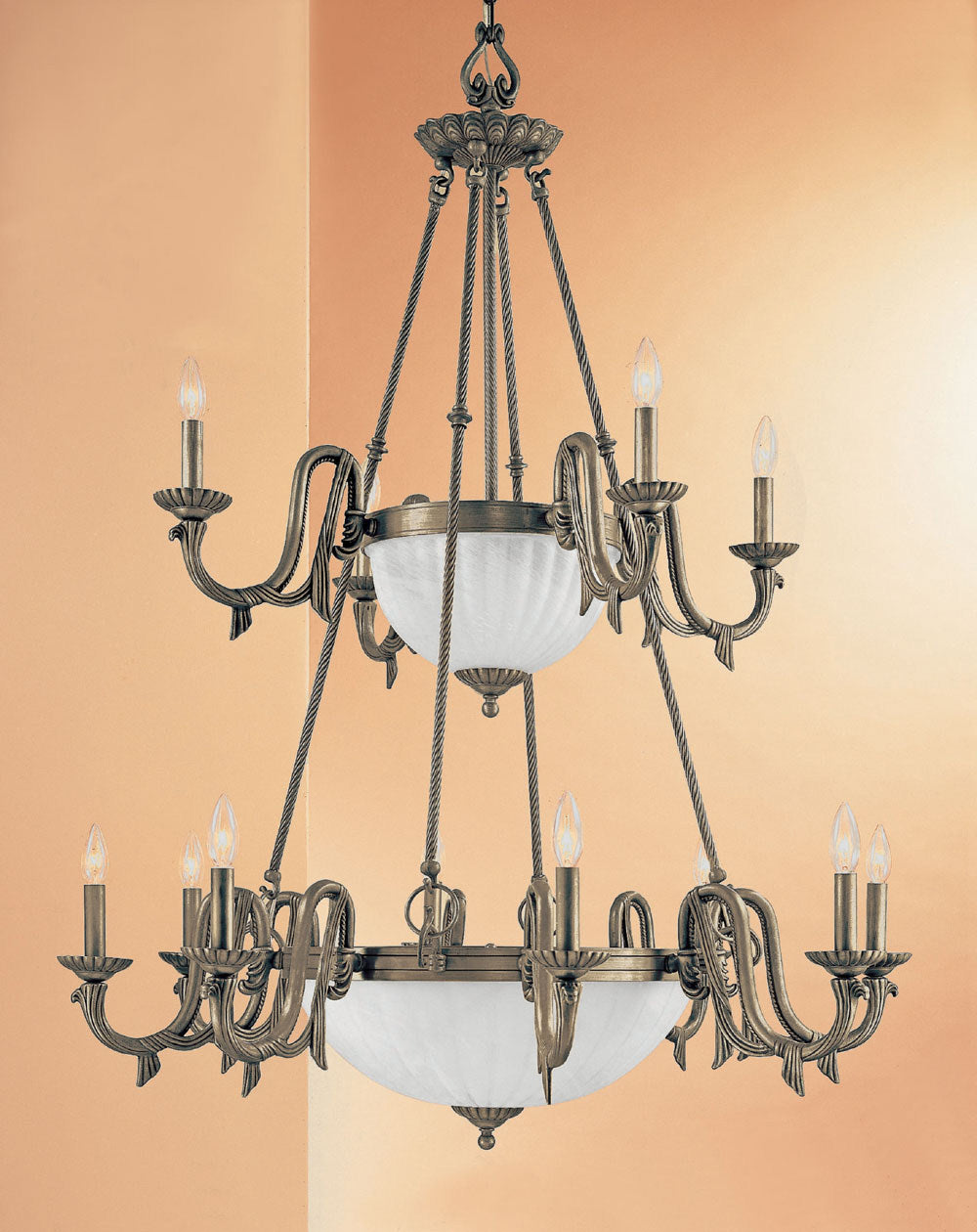 Classic St. Moritz 68009 PTR Chandelier Light - Pewter