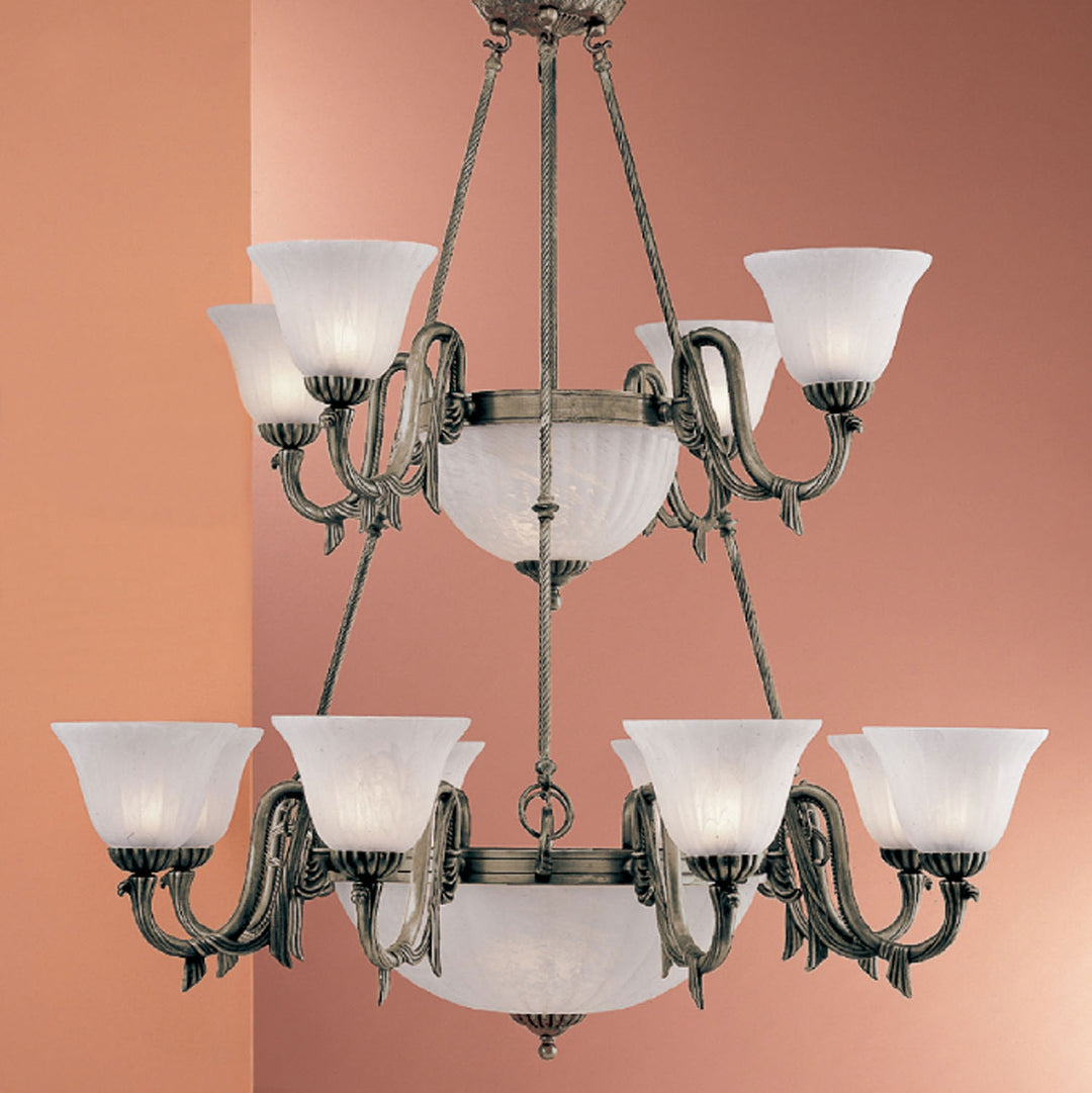 Classic St. Moritz 68019 PTR Chandelier Light - Pewter