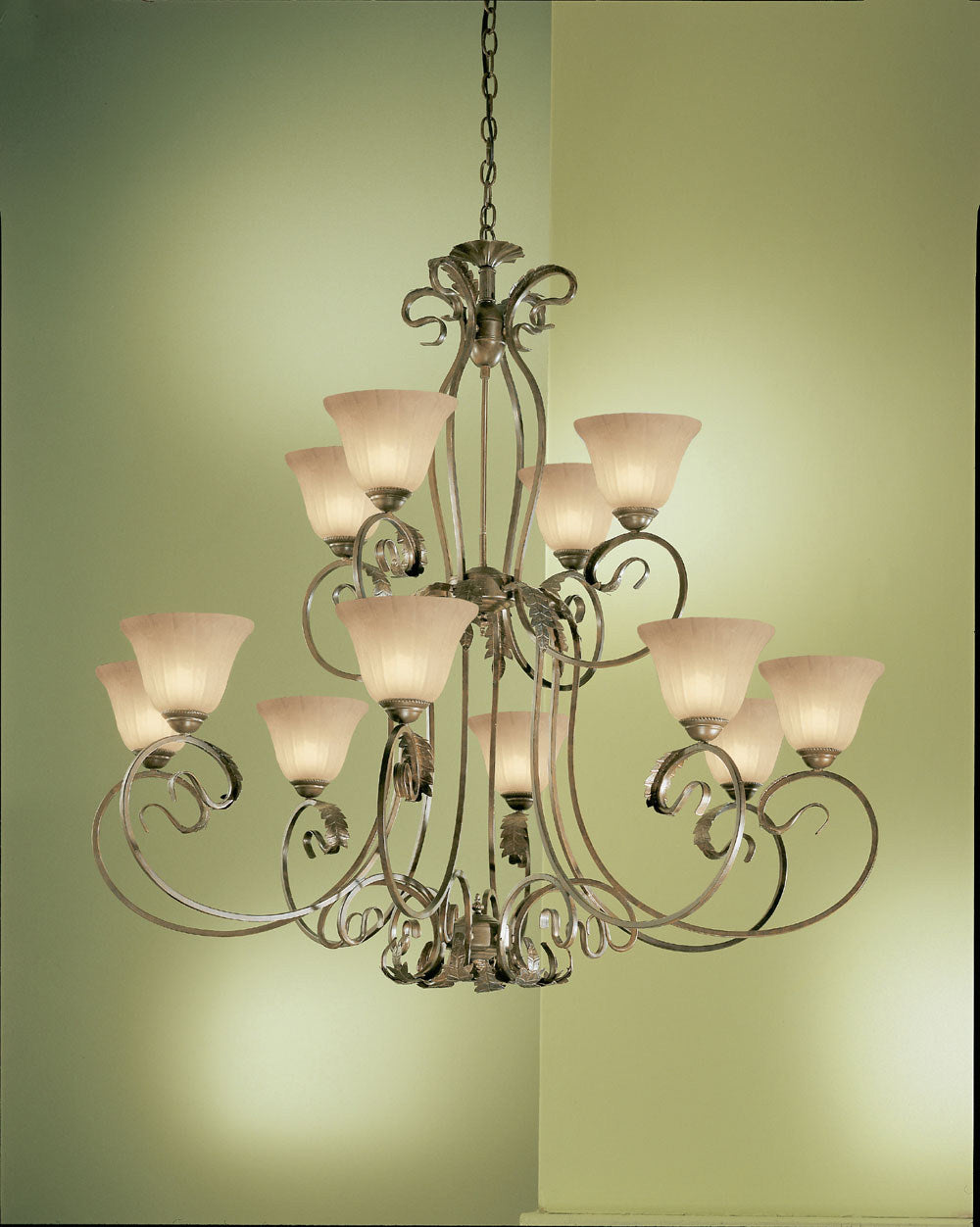 Classic Manilla 68309 EB SSG Chandelier Light - English Bronze