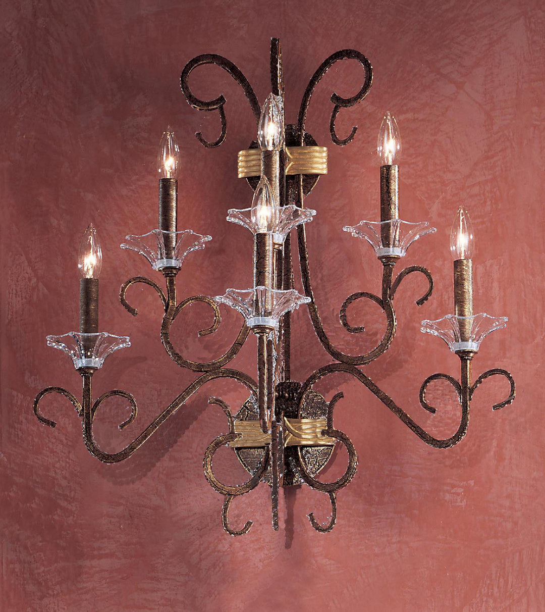 Classic Concerto 69705 CBZ Wall Sconce Light - Crackle Bronze