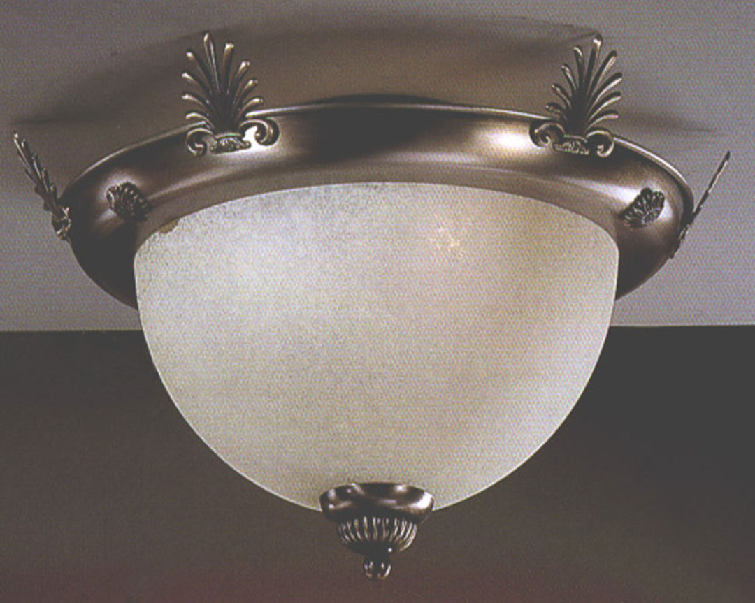 Classic French Horn 7723 Ceiling Light - Antique Bronze