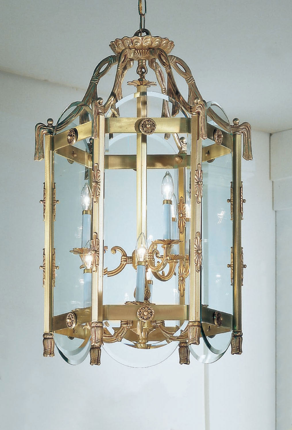 Classic Charleston 7950 SBB Pendant Light - Satin Bronze w/Brown Patina