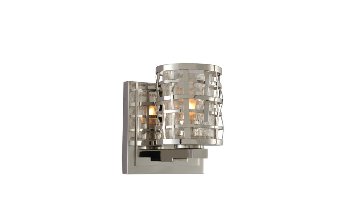 Kalco Bridgeport 308731SL Wall Sconce Light - Stainless Steel