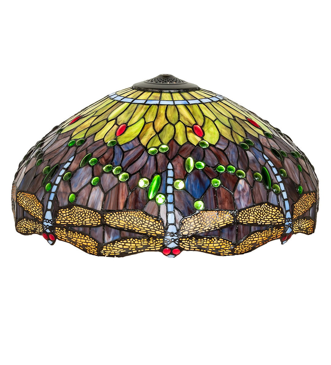 Meyda Tiffany Lighting 16943 Tiffany Hanginghead Dragonfly Shade Lamp Shade Multicolored