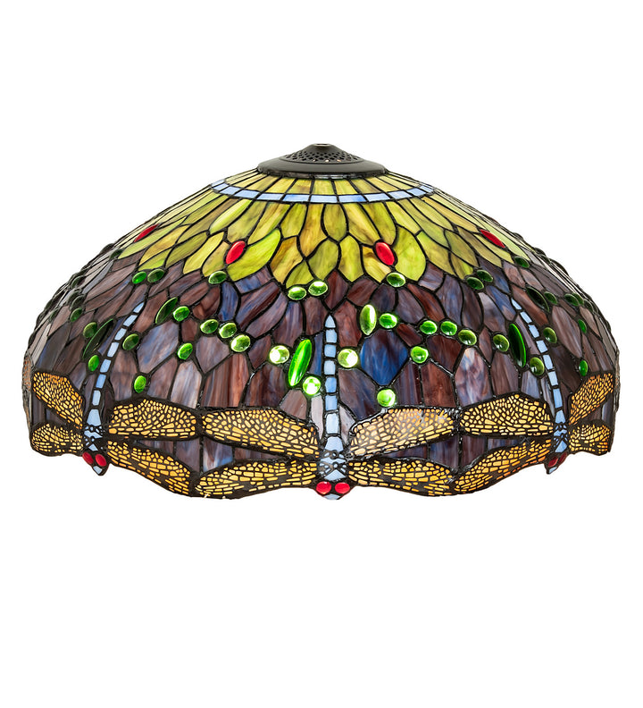 Meyda Tiffany Lighting 16943 Tiffany Hanginghead Dragonfly Shade Lamp Shade Multicolored