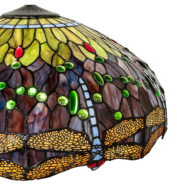 Meyda Tiffany Lighting 16943 Tiffany Hanginghead Dragonfly Shade Lamp Shade Multicolored