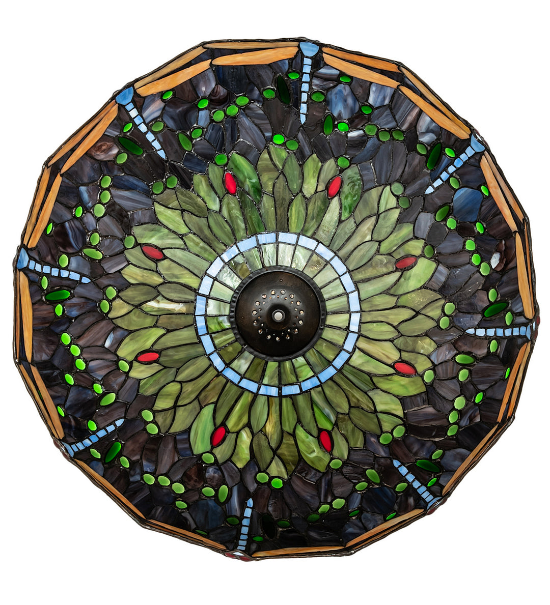 Meyda Tiffany Lighting 16943 Tiffany Hanginghead Dragonfly Shade Lamp Shade Multicolored