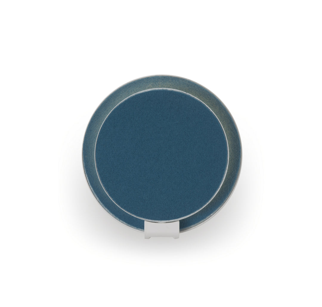 Koncept Gravy GRW-S-MWT-AZF-HW Wall Sconce Light - Matte White Body, Azure Felt