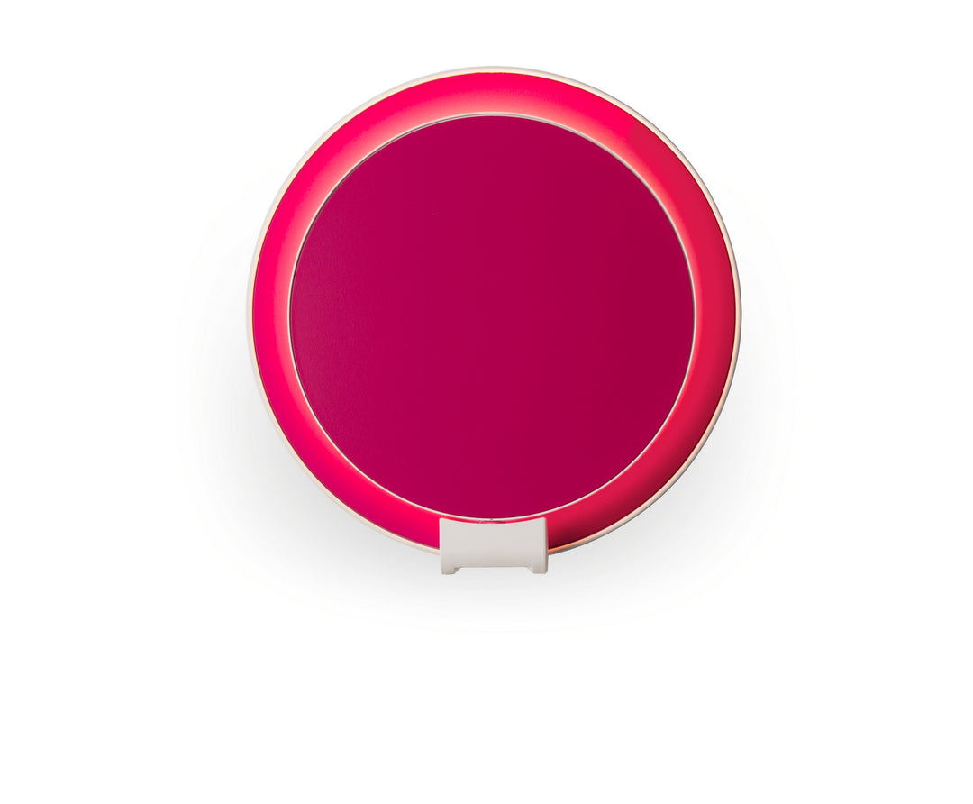 Koncept Gravy GRW-S-MWT-MHP-PI Wall Sconce Light - Matte White Body, Matte Hot Pink