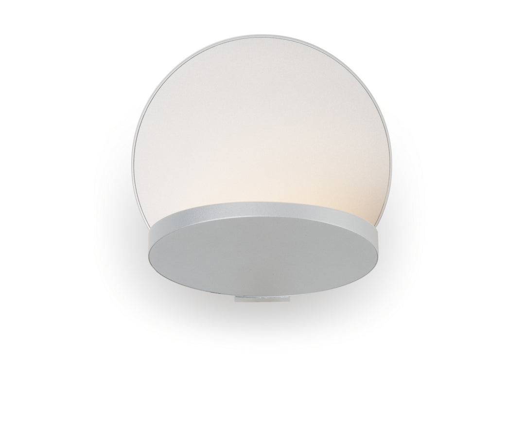 Koncept Gravy GRW-S-SIL-SIL-PI Wall Sconce Light - Silver Body, Silver