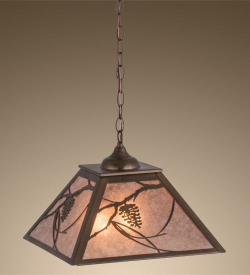 Meyda Tiffany Whispering Pines 76316 Pendant Light - Antique Copper