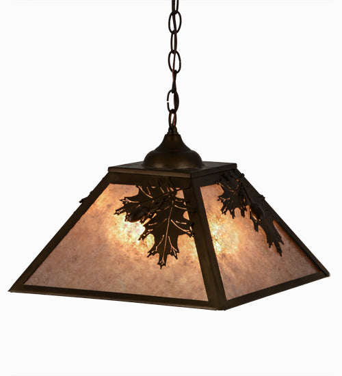 Meyda Tiffany Oak Leaf & Acorn 76317 Pendant Light - Antique Copper