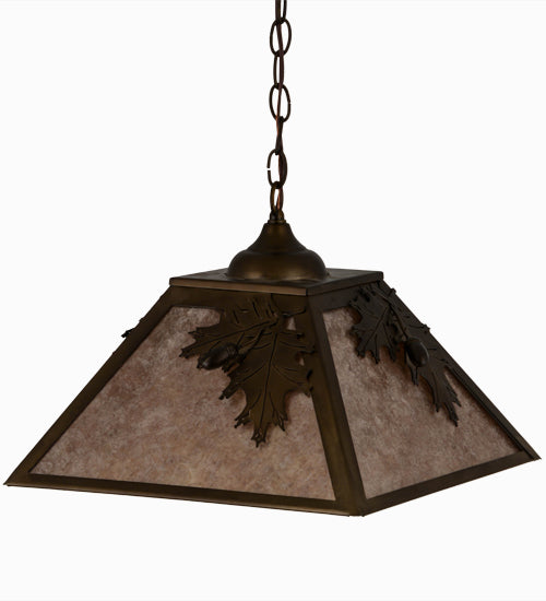 Meyda Tiffany Oak Leaf & Acorn 76317 Pendant Light - Antique Copper