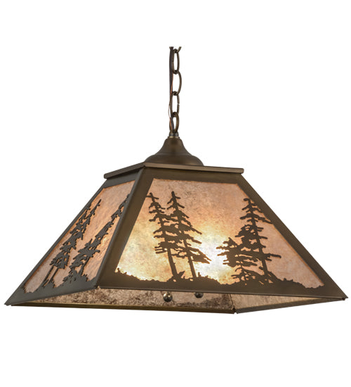 Meyda Tiffany Tall Pines 76318 Pendant Light - Antique Copper