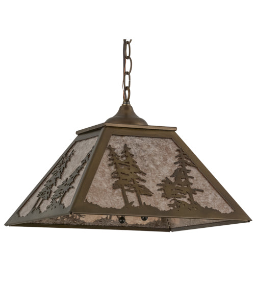 Meyda Tiffany Tall Pines 76318 Pendant Light - Antique Copper