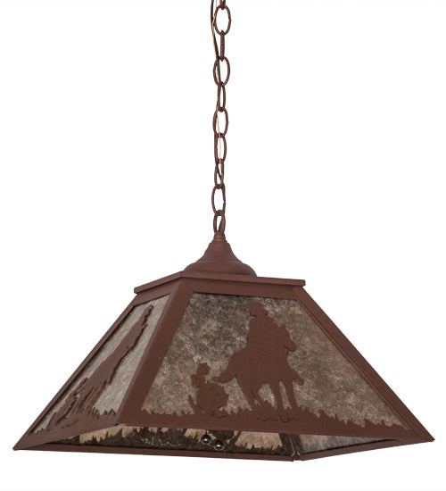 Meyda Tiffany Cowboy 76321 Pendant Light - Rust